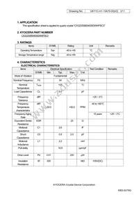 CX3225SB54000D0WPSC3 Datasheet Page 3