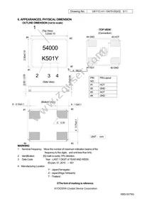 CX3225SB54000D0WPSC3 Datasheet Page 5