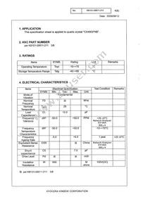 CX49GFNB27000H0PESZZ Datasheet Page 4