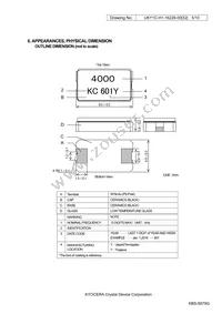 CX8045GA04000H0PST03 Datasheet Page 5