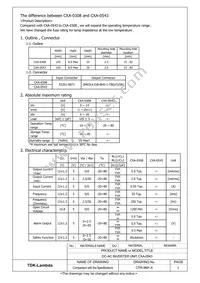 CXA-0543 Datasheet Page 2