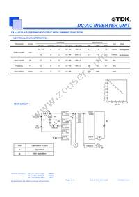 CXA-L0712-VJL Datasheet Page 2