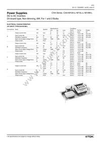 CXA-M10M-L Datasheet Page 4