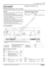 CXA-M1112-VJ Datasheet Cover