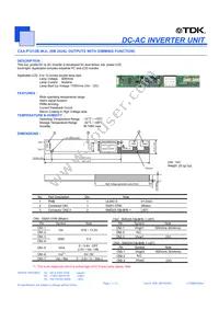 CXA-P1212B-WJL Datasheet Cover