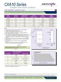 CXA10-48D12 Datasheet Page 2