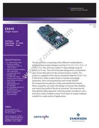 CXA10-48S3V3-SJ Datasheet Cover
