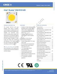 CXA1510-0000-000N0YG235F Datasheet Cover
