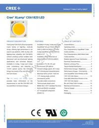 CXA1820-0000-000N0YP235F Datasheet Cover