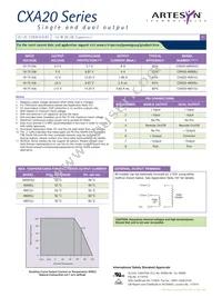 CXA20-48S3V3J Datasheet Page 2