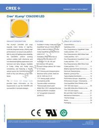 CXA3590-0000-000R0YZ435G Datasheet Cover
