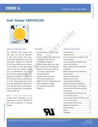 CXB1520-0000-000N0ZN2L5A Datasheet Cover
