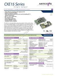 CXE15-48S05 Datasheet Cover