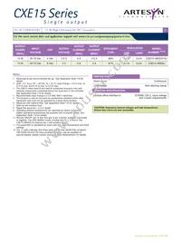 CXE15-48S05 Datasheet Page 2