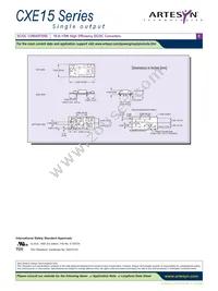 CXE15-48S05-R Datasheet Page 3