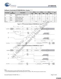 CY14B101K-SP25XI Datasheet Page 21