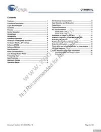 CY14B101L-SZ45XIT Datasheet Page 2