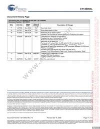 CY14E064L-SZ45XI Datasheet Page 17