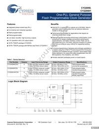 CY22050ZXC-134 Datasheet Cover