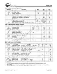 CY22150KFI Datasheet Page 10