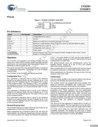 CY22381SXI-190T Datasheet Page 2