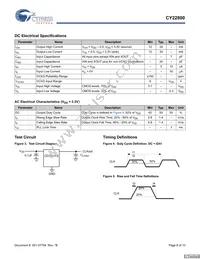 CY22800FXC-036A Datasheet Page 8