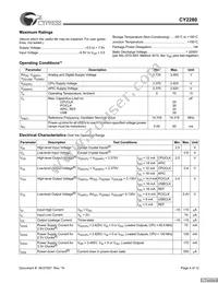 CY2280PVXC-11ST Datasheet Page 4