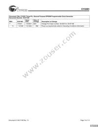 CY2291FI Datasheet Page 14