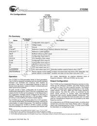 CY2292F Datasheet Page 2