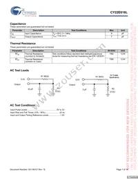 CY22E016L-SZ45XI Datasheet Page 7