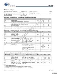 CY2308ESXC-2 Datasheet Page 4