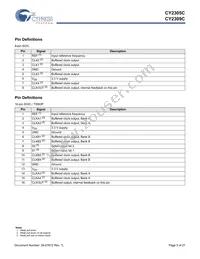 CY2309CSXC-1T Datasheet Page 5