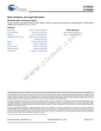 CY2309CSXC-1T Datasheet Page 21