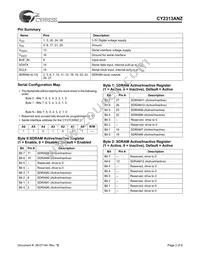 CY2313ANZSC-1 Datasheet Page 2