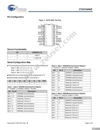 CY2314ANZSXC-1T Datasheet Page 2