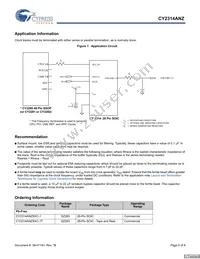 CY2314ANZSXC-1T Datasheet Page 6