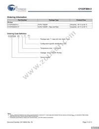 CY23FS04ZXI-3T Datasheet Page 11