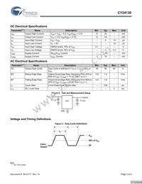 CY24130KZXC-1T Datasheet Page 3