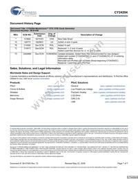 CY24204ZXC-3T Datasheet Page 7