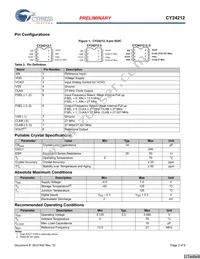 CY24212SXC-5T Datasheet Page 2