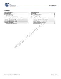 CY2510ZXC-1T Datasheet Page 2