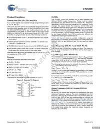 CY25200FZXCT Datasheet Page 4