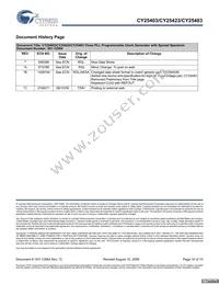 CY25403SXC-009 Datasheet Page 10