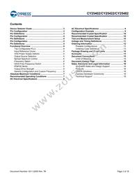 CY25422SXI-004 Datasheet Page 2