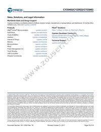 CY25422SXI-004 Datasheet Page 18