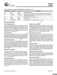 CY2545FCT Datasheet Page 4