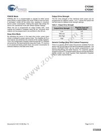 CY2545FCT Datasheet Page 5