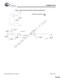 CY25811ZXCT Datasheet Page 11