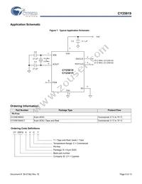 CY25819SXCT Datasheet Page 9