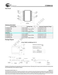 CY26049ZXI-36T Datasheet Page 6